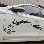 Wolf Side Body Decal | 2-Piece Waterproof Self-Adhesive Vinyl Animal Sticker
