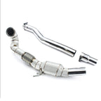 High Flow Racing Stainless Exhaust Downpipe for Audi S3 2.0T - Bull Boost Performance