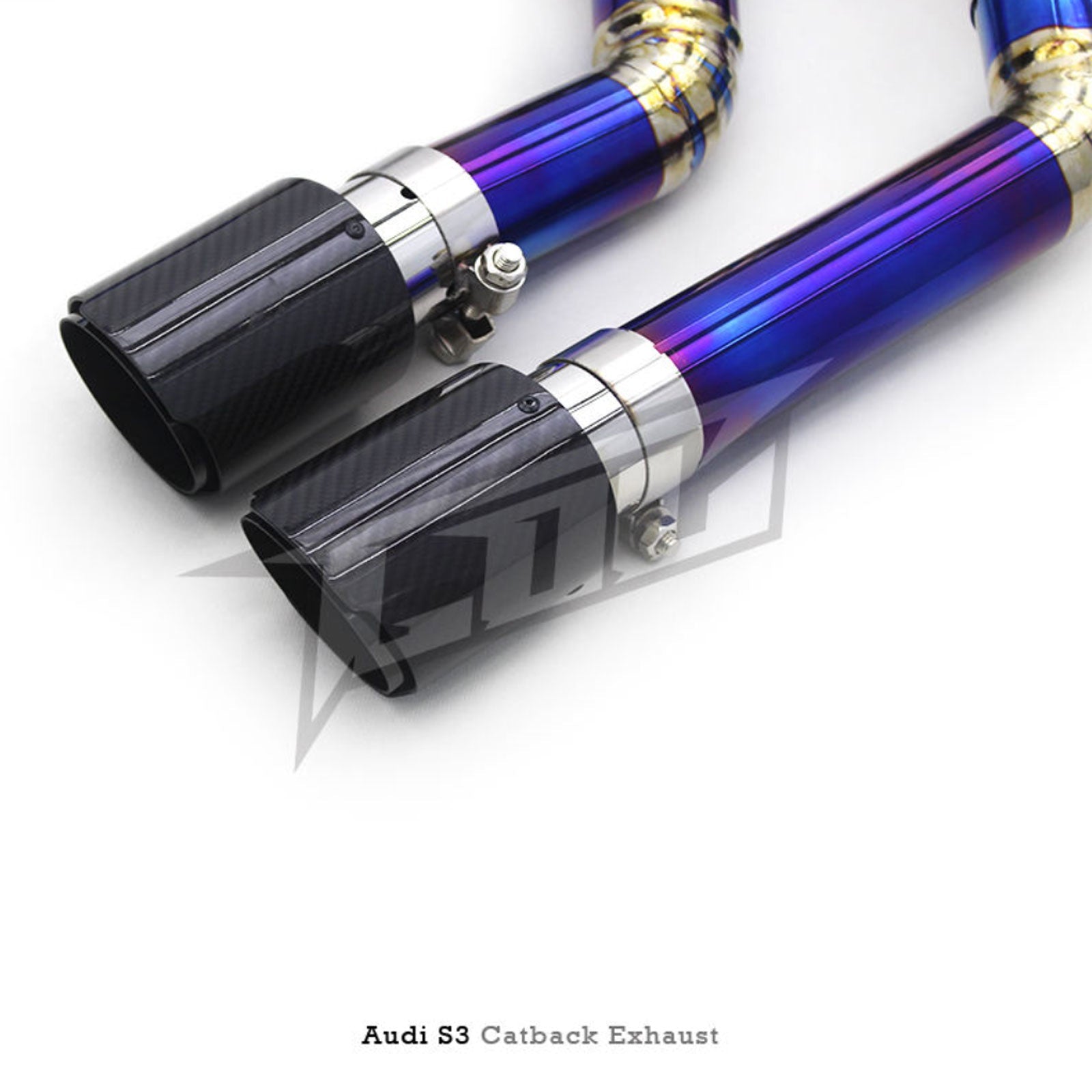Titanium Valved Catback Exhaust System for Audi TT TTS RS 8J MK2 2.0T - Bull Boost Performance