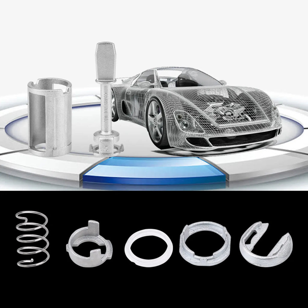 VW Passat, SEAT Toledo / Leon / Arosa & VW Lupo Front Left & Right Door Lock Cylinder Repair Kit 1995 - 2006 (Replaces 3B0 837 167 / 168)