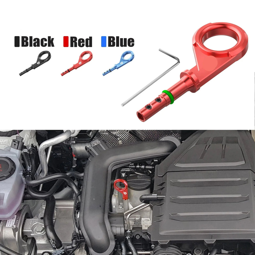 VW Golf MK7 MK8 / Passat / Tiguan / Audi A1 A3 Q2 Q3 / Seat / Skoda EA211 1.0 1.4 TSI Billet Aluminum Oil Dipstick Handle 04E115611AC 2008 - 2024