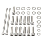 Chevy LS / LSX V8 Stainless Steel Oil Pan Bolt Kit for LS1 / LS2 / LS3 / LS6 / LS7 & Vortec 4.8L / 5.3L / 6.0L / 6.2L Truck Engines (Gen III / Gen IV)