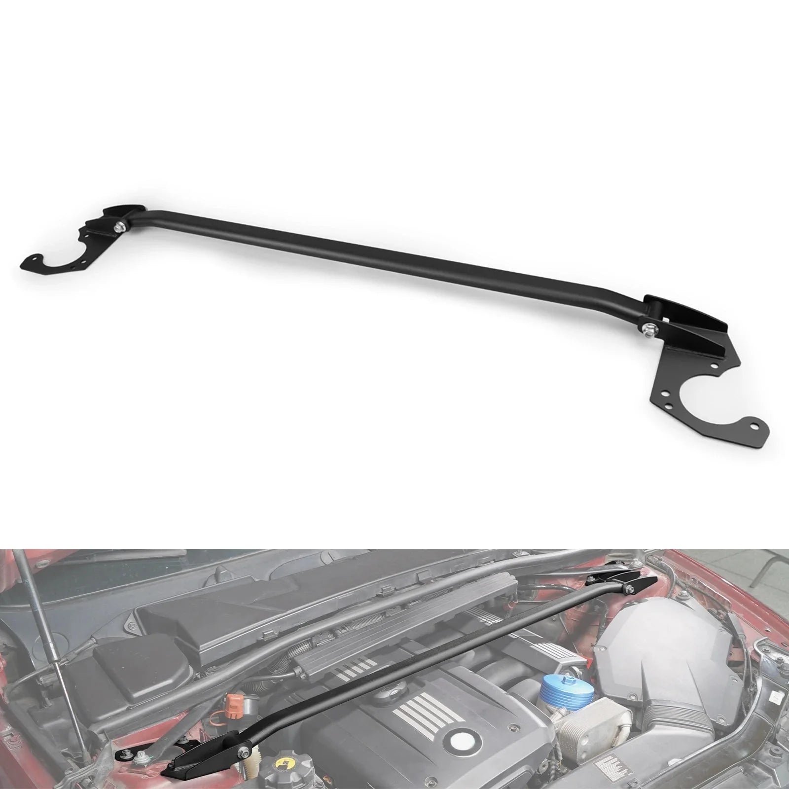 BMW E90 / E91 / E92 / E93 3 Series Front Upper Suspension Strut Tower Bar Brace 2005 - 2013 (323i / 325i / 328i / 330i / Excludes M / Diesel / 335 Models)