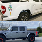 Shield & Sword Bed Side Decal for Jeep Gladiator JT | Vinyl Trunk Graphic Sticker
