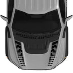 Custom Matte Black Engine Hood Stripe Kit | Front Graphics for Ford Raptor / Mustang
