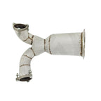 Free Flow Stainless Exhaust Downpipe for Audi S4 S5 B9 3.0T - Bull Boost Performance