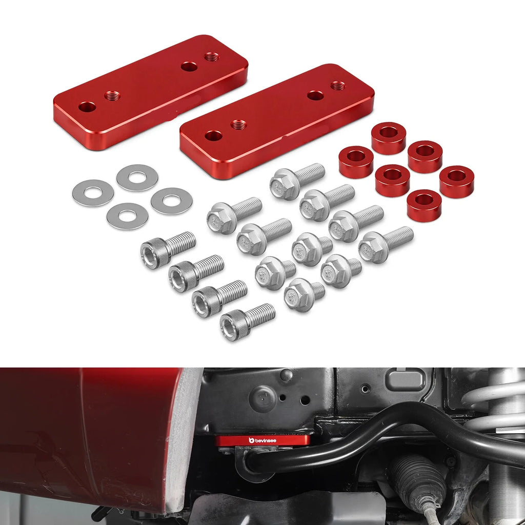 Toyota 4Runner & FJ Cruiser Billet Aluminium Front Sway Bar Relocation Kit for 2"+ Lift Setups 2010 - 2024 (Non-KDSS Models / Replaces 48824-60190)