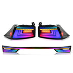 Lexus IS200t / IS250 / IS300 / IS350 Smoked RGB LED Tail Light Assembly 2014 - 2020 (Left & Right / Pair)