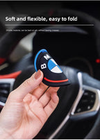 BMW Silicone Anti-Slip Car Coaster / Cup Mat 2-Piece Set for 1 / 3 / 4 / 5 Series, X3 / X5 / X7 (F20 / F40 / G01 / G02 / G05 / G22 / G30 / G32)