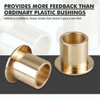 BMW 1 2 3 4 5 6 7 8 Series / X1 X3 X5 / Z4 Z8 / MINI Self-Lubricating Brass Clutch & Brake Pedal Bushing Kit 1989 - 2020