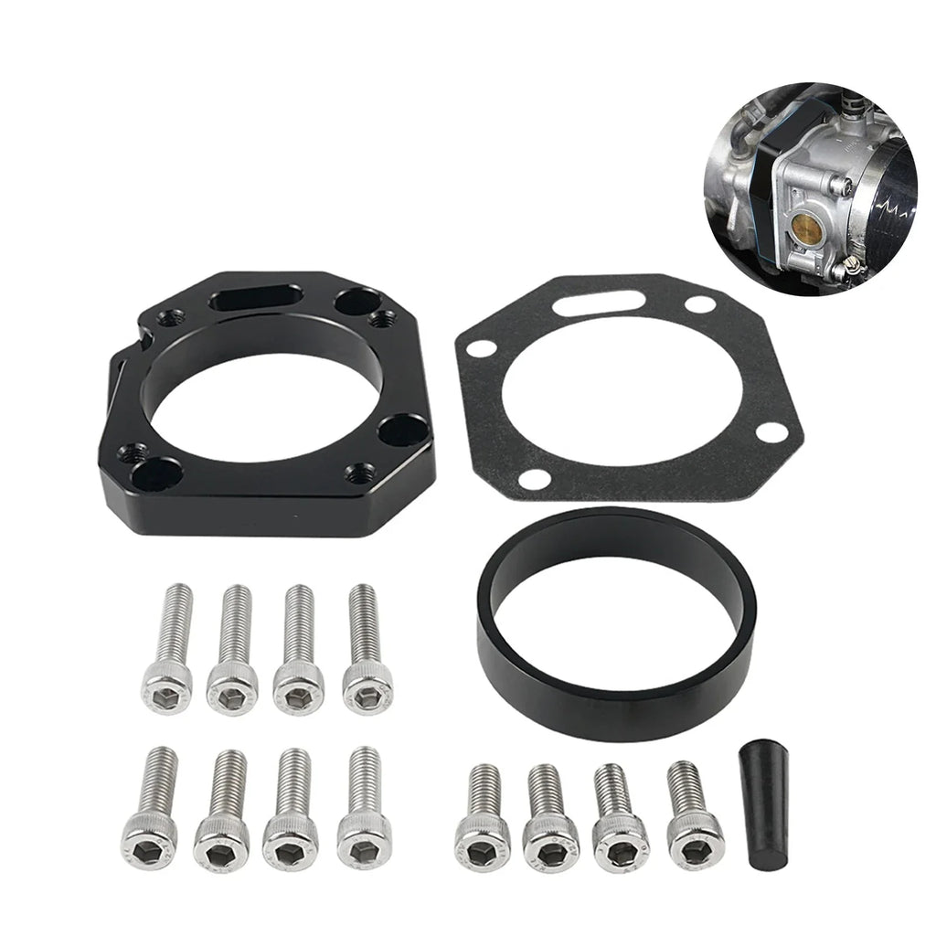 Honda K20 / K24 K-Series Engine Billet Aluminium RBC / RRC Dual Throttle Body Adapter (62mm / 70mm Dual Bore)