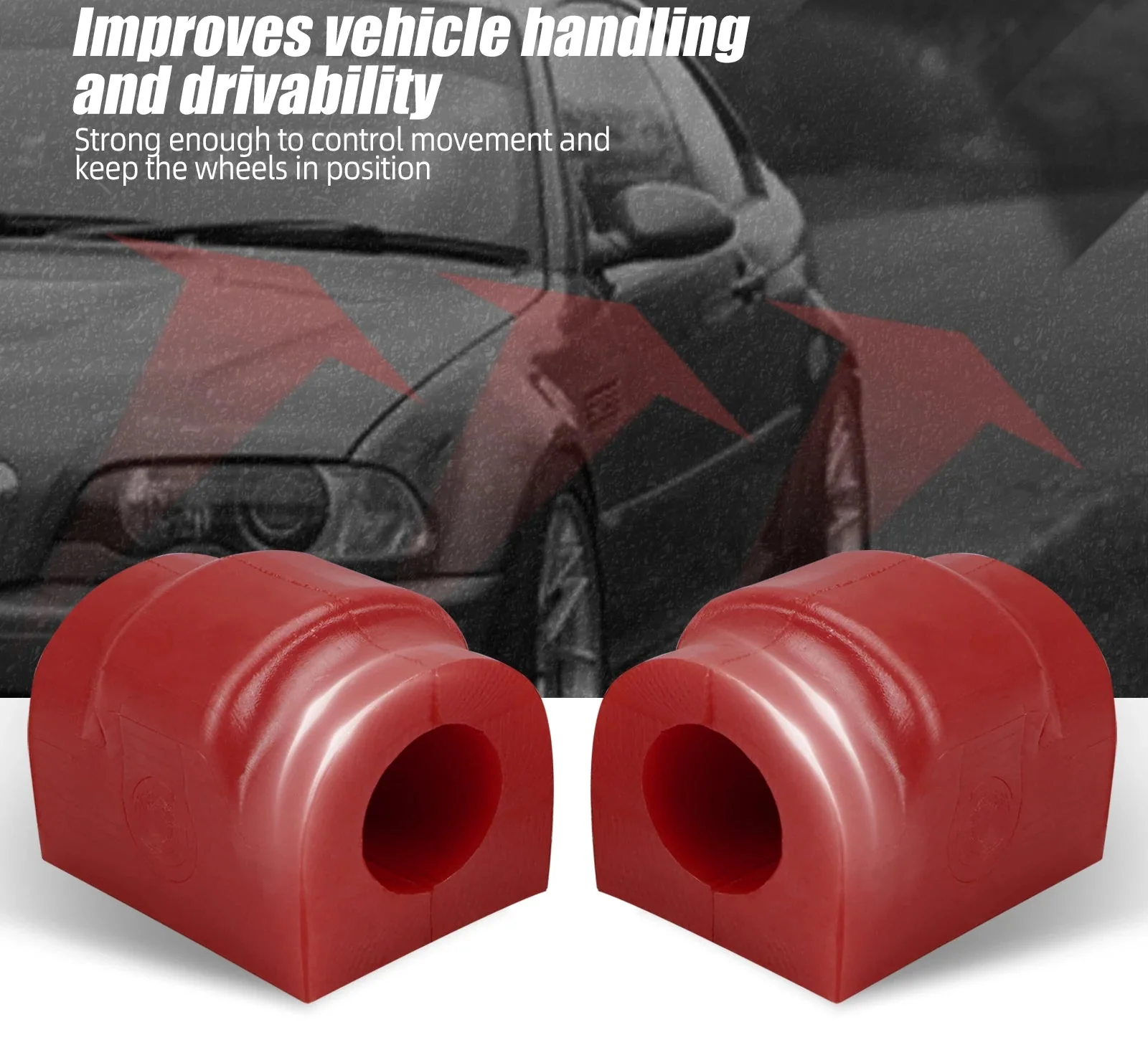 BMW Polyurethane Sway Bar Bushings 18mm – Rear Suspension Upgrade (E36 E46 Z4)