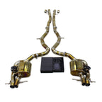 Titanium Valved Catback Exhaust System for Mercedes Benz S65 AMG W222 V12 6.0L - Bull Boost Performance