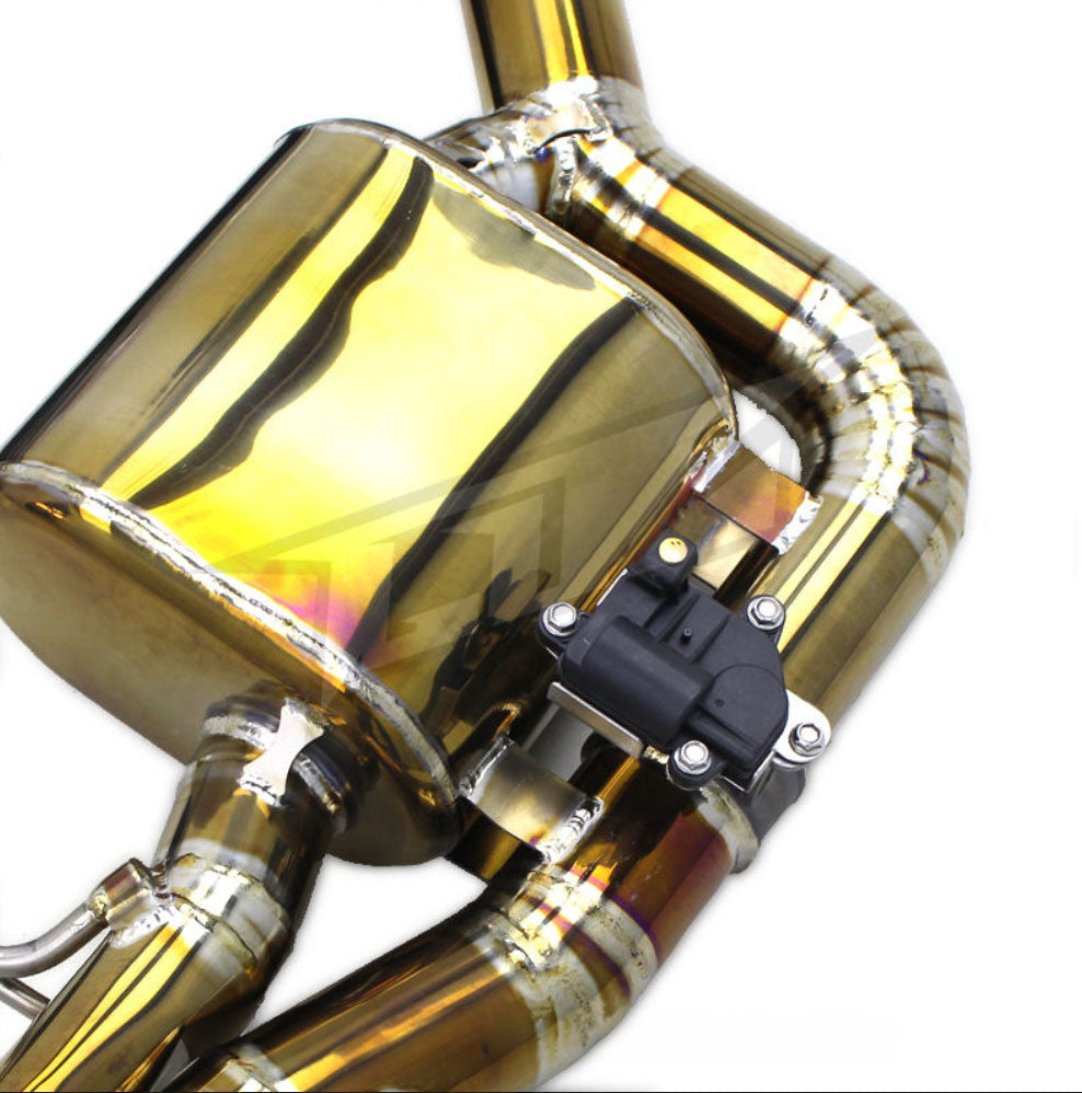 Titanium Valved Catback Exhaust System for Mercedes Benz S65 AMG W222 V12 6.0L - Bull Boost Performance