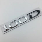 Rear Boot Trunk Tailgate Emblem Badge for Tesla Model 3 / S / X / Y | 75D 85D 90D 100D Sticker