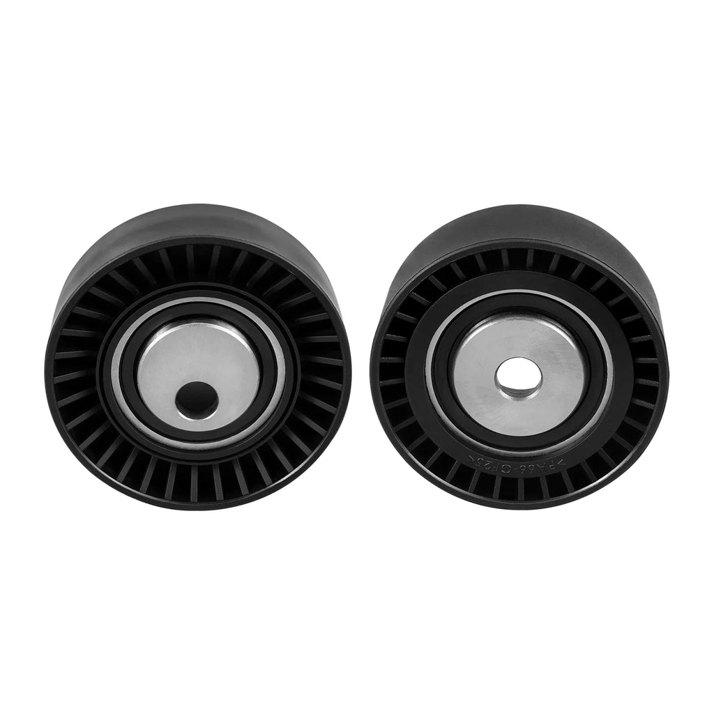 BMW E36 / E46 3 Series, E39 5 Series, E53 X5 & E85 / E86 Z4 Drive Belt Tensioner Pulley & Idler Pulley Set 1993 - 2008 (Replaces 11287841228 / 11281748131)