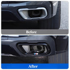 BMW X7 Black Knight Style Exhaust Tip Tail Throat Decorative Cover (Single Hole / Outer Frame)