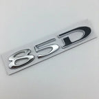 Rear Boot Trunk Tailgate Emblem Badge for Tesla Model 3 / S / X / Y | 75D 85D 90D 100D Sticker