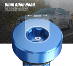 BMW & MINI Universal Billet Aluminium Cooling System Coolant Bleed Screw 1997 - 2019 (Replaces 11537793373 / 17111712788 / 17110141325)