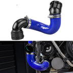 BMW E81 / E82 / E87 / E88 1 Series, E90 / E91 / E92 / E93 3 Series & E84 X1 Lower Radiator to Thermostat Silicone Hose Repair Kit with Billet Aluminum Flange (N52N / N53 Engines / Replaces 17127564478)