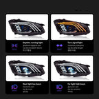 Mercedes-Benz S-Class W221 LED Headlight Assembly with DRL, Sequential Turn Signal & High / Low Beam 2006 - 2013
