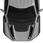 Custom Matte Black Engine Hood Stripe Kit | Front Graphics for Ford Raptor / Mustang