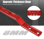 VW MQB Platform 8mm Billet Aluminium Rear Tunnel Brace for Golf MK7 / MK8 / Passat B8 / Jetta / Arteon / T-Roc / Taos & Audi A3 8V / 8Y / Q2 & SEAT Leon / Ateca / Formentor & Skoda Octavia / Superb / Karoq (FWD / AWD / Replaces 5Q0802128)