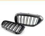 Gloss Black Double Slat Kidney Grille for BMW 5 Series G30 G31 520i 530i 540i M5 (2017–2020) – Front Racing Grilles Upgrade