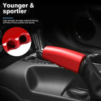 Ford Mustang Aluminum Alloy Handbrake Cover / Parking Brake Handle Grip Sleeve 2015 - 2021
