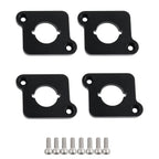 VW / Audi 1.8T 20V to 2.0 TFSI / R8 Coilpack Adapter Plate Set Billet Aluminum (Frosted Silver) for A3 / S3 / A4 / A6 / TT MK1 / Golf MK4 / GTI / Jetta / Beetle / Passat 1996 - 2011