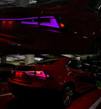 Lexus IS200t / IS250 / IS300 / IS350 Smoked RGB LED Tail Light Assembly 2014 - 2020 (Left & Right / Pair)