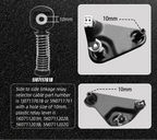 VW Golf MK7 / Jetta / Passat / Beetle / EOS / CC & Audi A3 / Q3 / TT Manual Transmission Billet Aluminium Shifter Bushing Kit (10mm Pin)