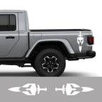 Shield & Sword Bed Side Decal for Jeep Gladiator JT | Vinyl Trunk Graphic Sticker
