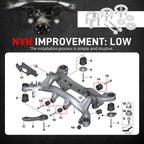 BMW E81 / E82 / E87 / E88 1 Series & E90 / E91 / E92 / E93 3 Series Billet Aluminium Rear Differential Mount Insert Kit 2005 - 2013 (Excludes 1M / M3)