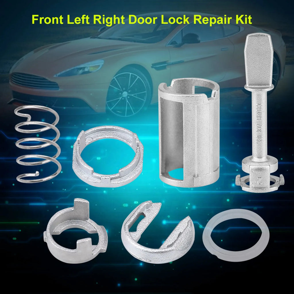 VW Passat, SEAT Toledo / Leon / Arosa & VW Lupo Front Left & Right Door Lock Cylinder Repair Kit 1995 - 2006 (Replaces 3B0 837 167 / 168)