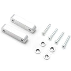 Universal Aluminum Hood Vent Spacer Riser Kit (Black / Purple / Silver)