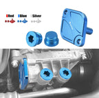 BMW N54 / N55 / S55 Engine Billet Aluminium Oil Thermostat Housing Cover & Plug Kit (Replaces 11617568552)