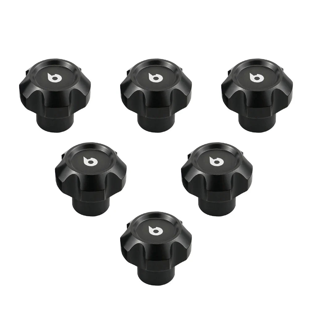 Jeep CJ-5 / CJ-7 / CJ-8 Billet Aluminium Dash Knob Set 1976 - 1986 (6-Piece Set)