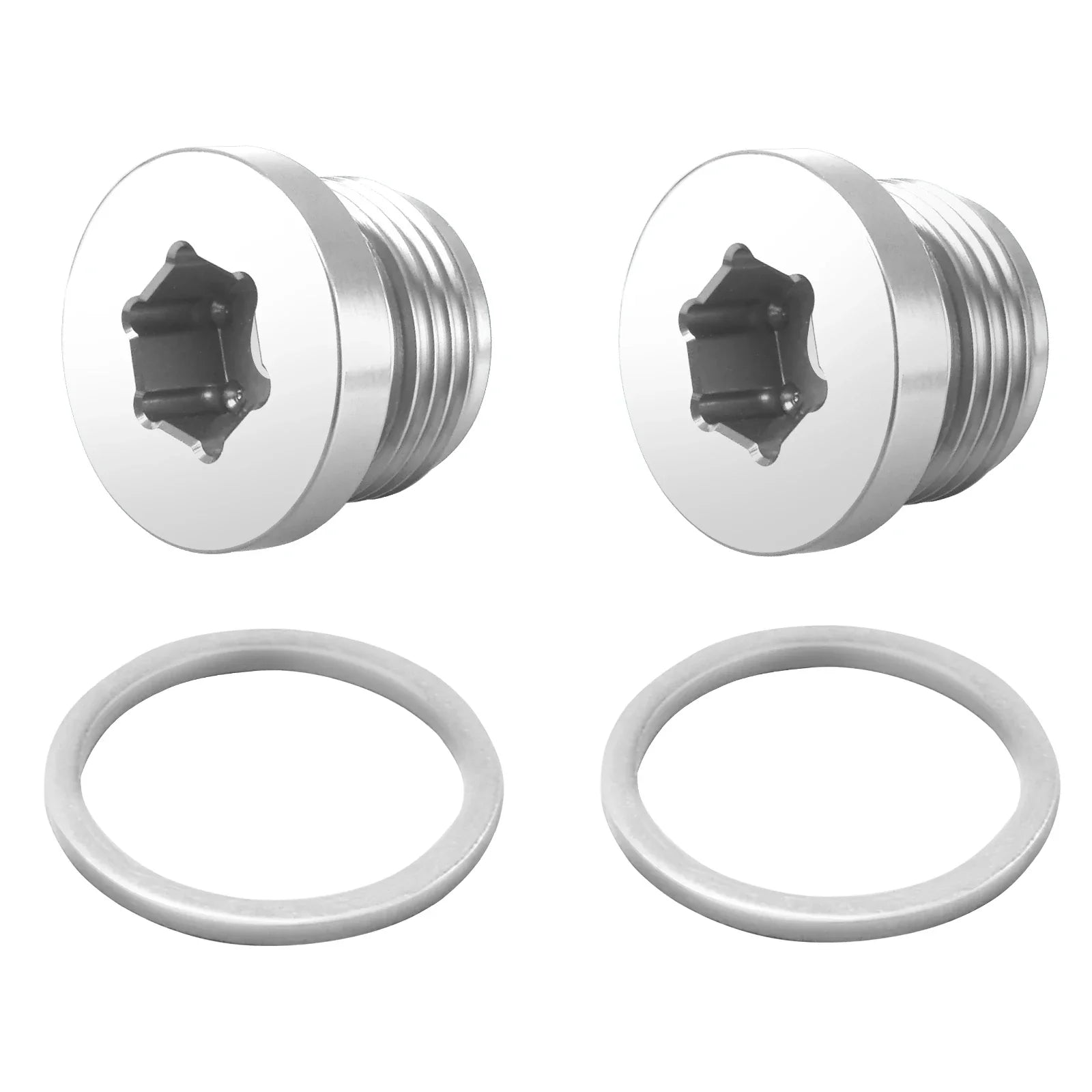 BMW N54 / N55 / S55 Engine Billet Aluminium Oil Thermostat Housing Cover & Plug Kit (Replaces 11617568552)
