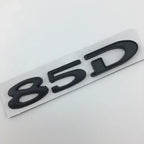 Rear Boot Trunk Tailgate Emblem Badge for Tesla Model 3 / S / X / Y | 75D 85D 90D 100D Sticker