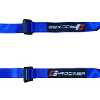 Universal Blue 4 Point Buckle Racing Seat Belt Harness Nylon