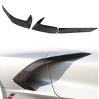 2020-2025 Chevy Corvette Gloss Black Fender Door Vent Dry Carbon Fiber