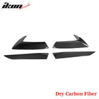2020-2025 Chevy Corvette Gloss Black Fender Door Vent Dry Carbon Fiber