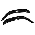 2011-2023 Dodge Charger IKON1 Style Side Fin Vents Gloss Black ABS