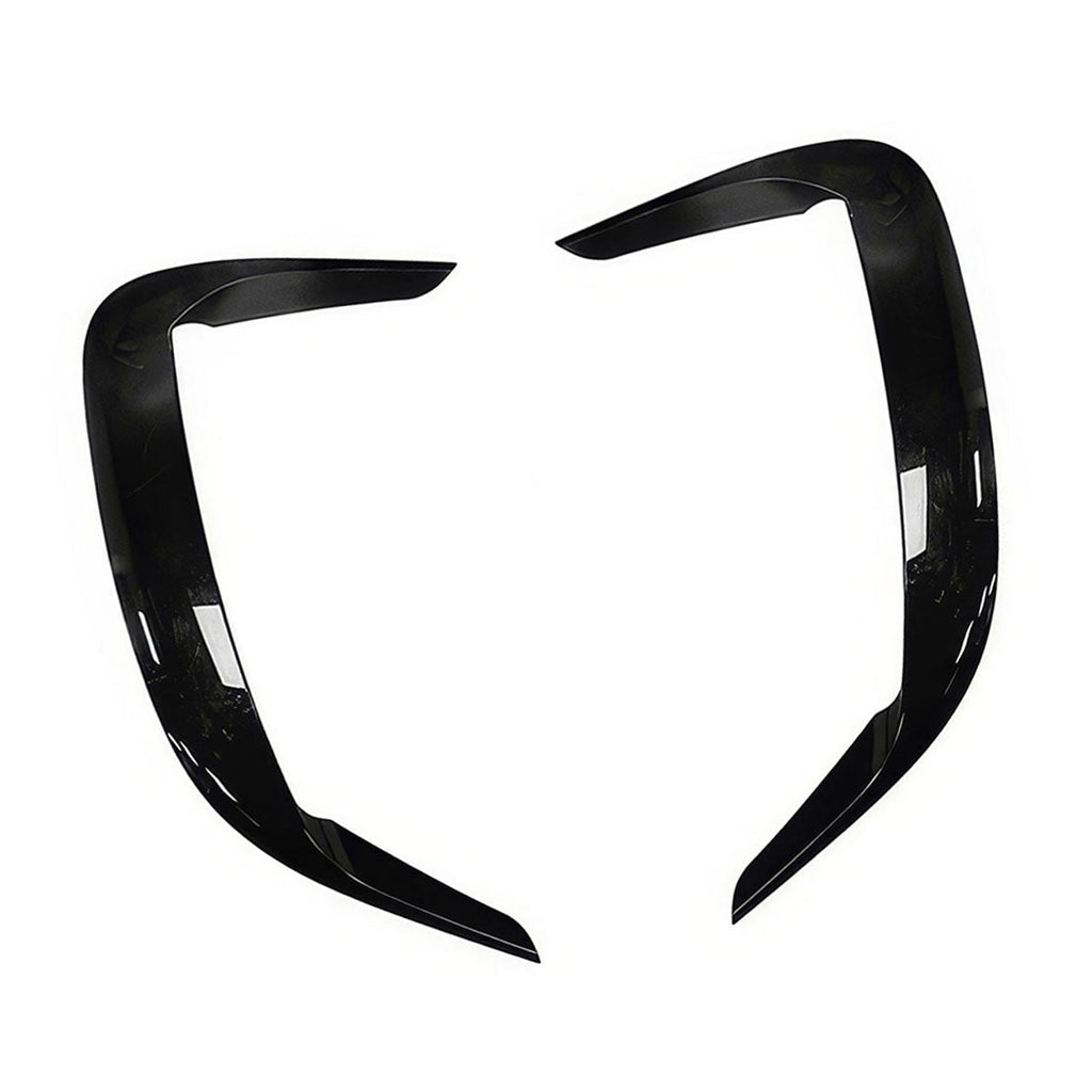 2015-2023 Dodge Charger IKON2 Style Side Fin Vents Gloss Black ABS