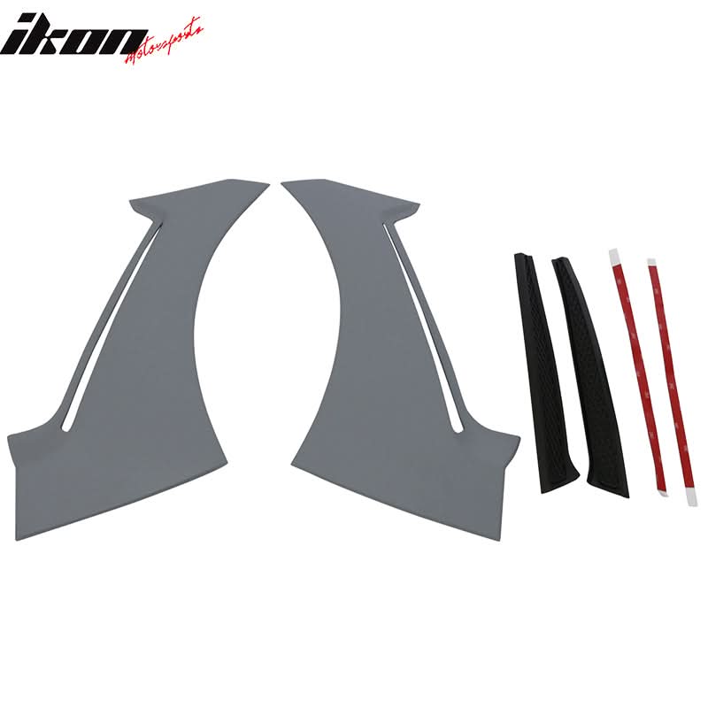 2015-2021 Ford Mustang GT350 Style Unpainted Side Fender Scoops PP
