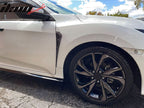 2016-2021 Honda Civic Type-R Style CF Hydro Dip Side Vent Fender ABS