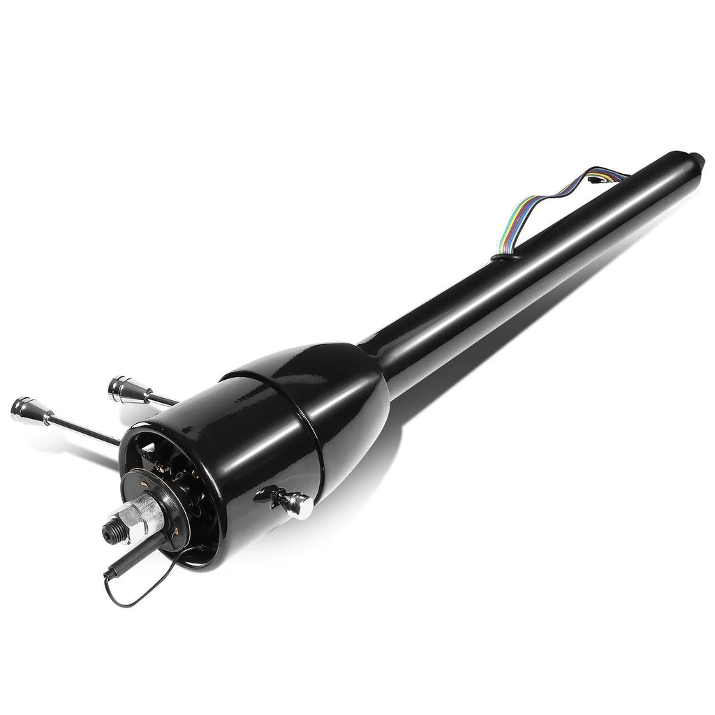 Manual Steering Wheel Column 28 Inch Black