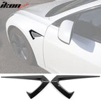 2017-2023 Tesla Model 3 Side Fender Camera Vent Cover Trim ABS