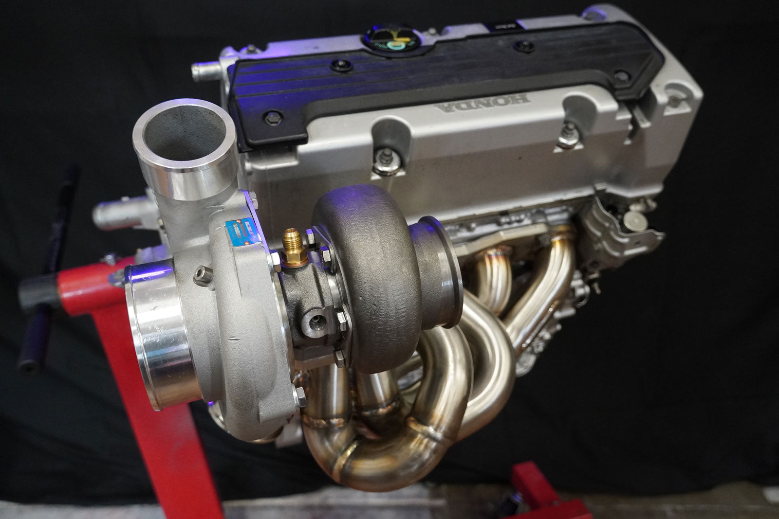 K Series Top Mount Manifold K20 K24 T4 .82 Billet Turbo K Swap Kit EG EK Civic Integra DC2 RSX EP3 - Bull Boost Performance